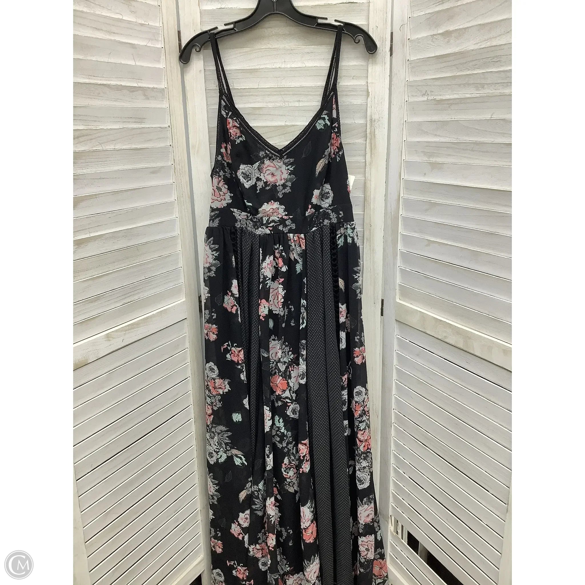 Dress Casual Maxi By Torrid In Floral Print, Size: L empire Waist empire