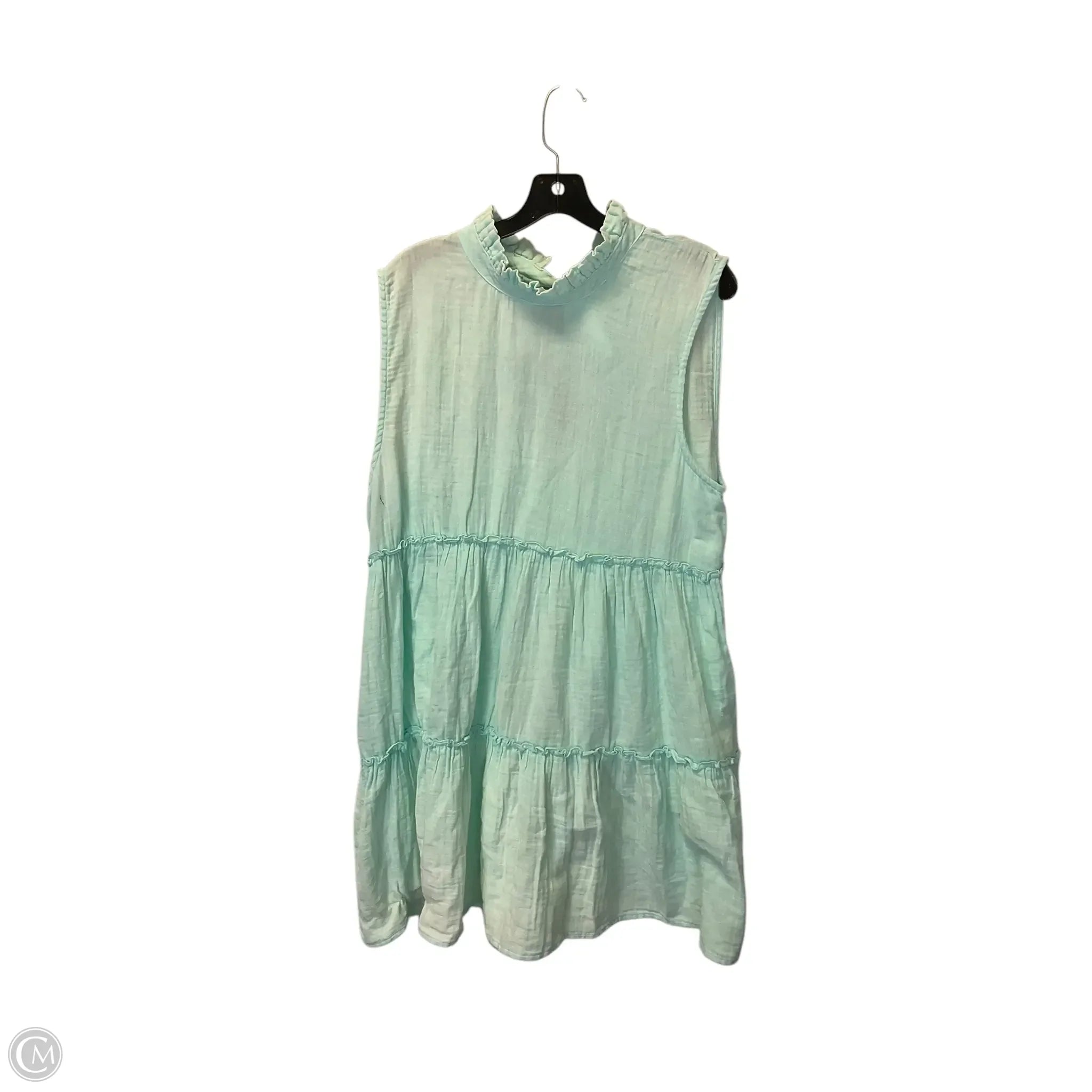 Dress Casual Short By Simply Southern In Blue, Size: Xxl Tunics Denim casual