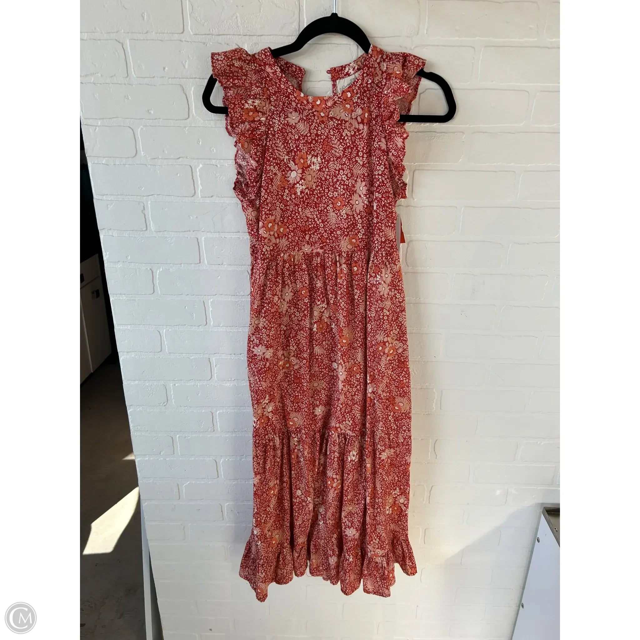 Dress Casual Midi By Universal Thread In Orange, Size: Xs Tunics Travel practical