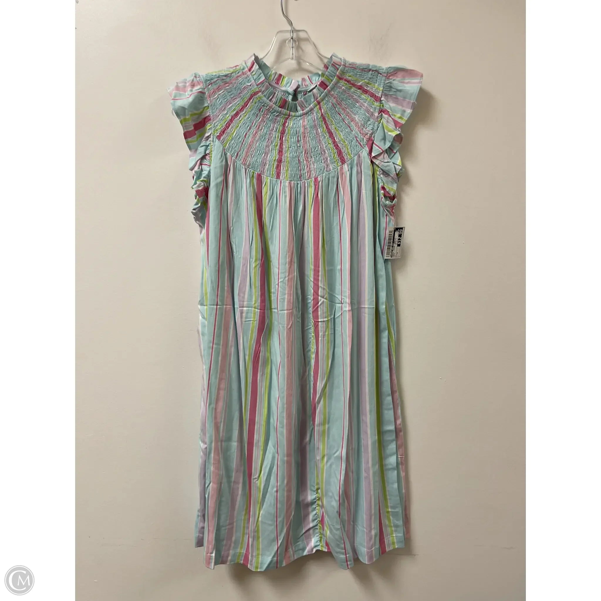 Dress Casual Short By Crown And Ivy In Blue, Size: M Tunics Review highly