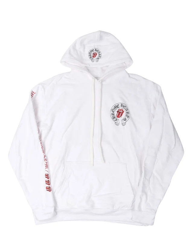 Online Exclusive Rolling Stones Pullover Hoodie Hoodie with Turtle Neck Cozy Winter