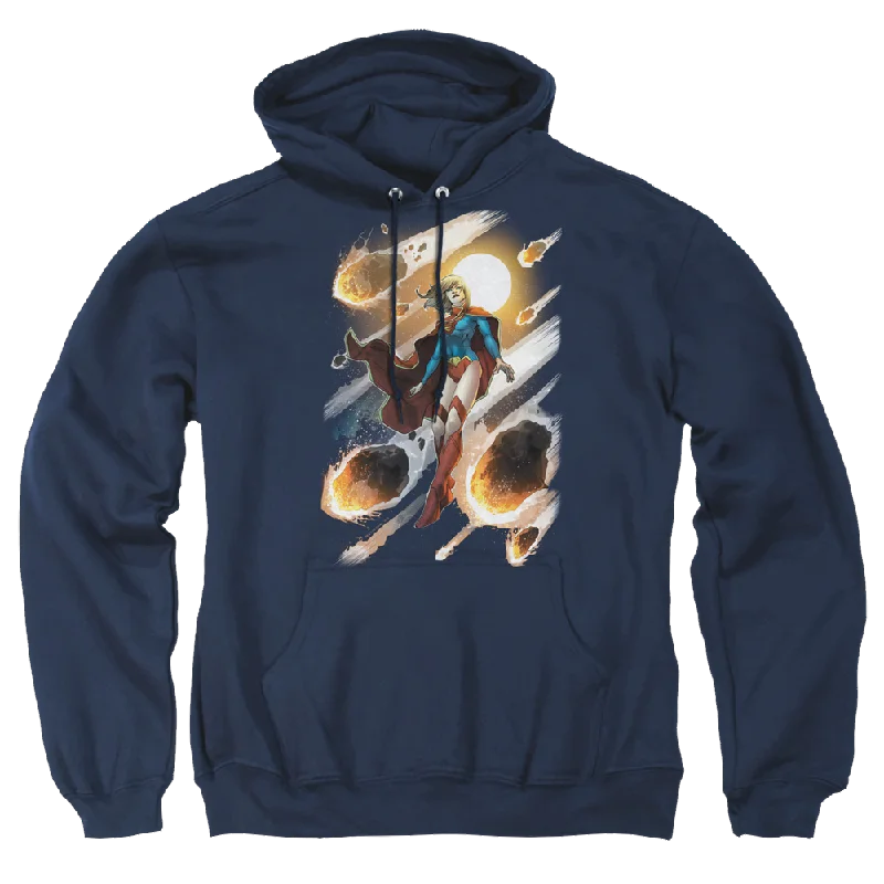 Justice League Supergirl #1 Pullover Hoodie Flare Sleeve Stylish
