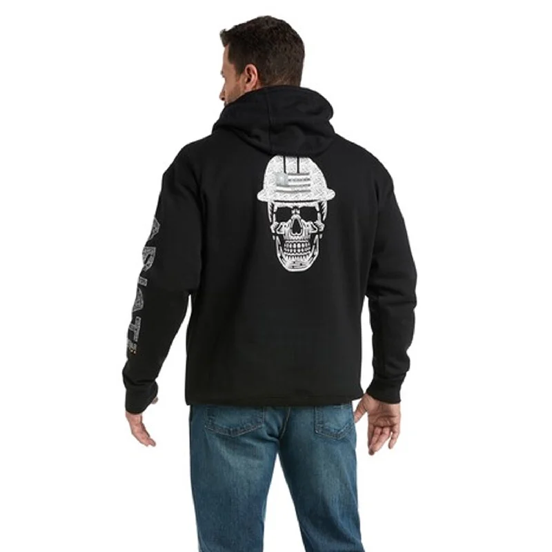 Ariat Men's Rebar Roughneck Pullover Hoodie Flutter Sleeve Feminine