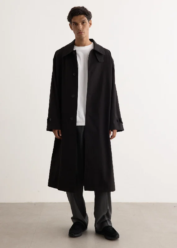 Venture Coat Denim Leather Suede