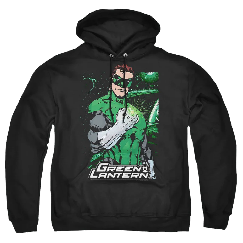 Green Lantern Fist Flare - Pullover Hoodie Blouson Sleeve Pullover