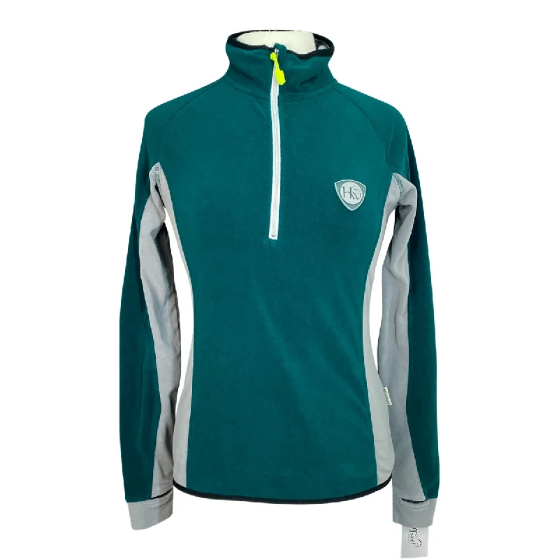 Horseware 'Fiona' 1/4 Zip Fleece Pullover in Pine/Grey - Women's Small Spaghetti Sleeve Top Horseware 'Fiona' 1/4 Zip Fleece Pullover in Pine/Grey - Women's Small Spaghetti Sleeve Top