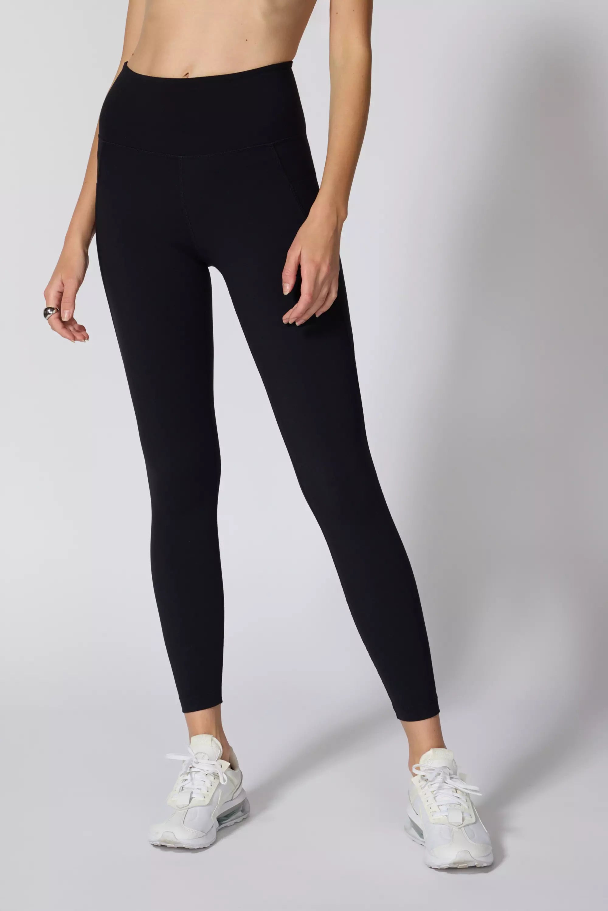 Velocity Legging With Pocket - Black Stylish Sweatproof Leggings