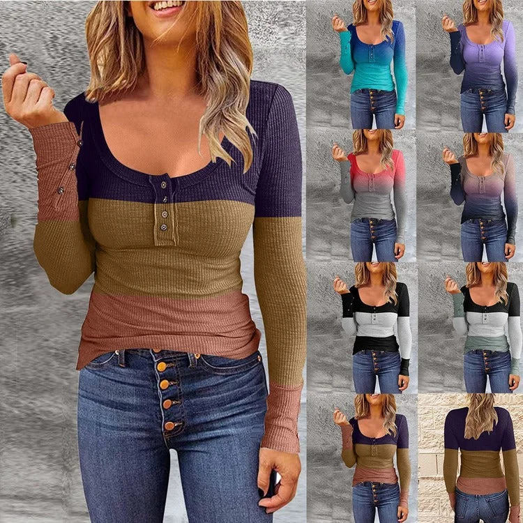 2023 Basic O-neck Solid Autumn Winter Pullover Women Female Knitted Sweater Slim Bodycon Patchwork Long Sleeve Tops for Women High Neck Pullover 2023 Basic O-neck Solid Autumn Winter Pullover Women Female Knitted Sweater Slim Bodycon Patchwork Long Sleeve Tops for Women High Neck Pullover