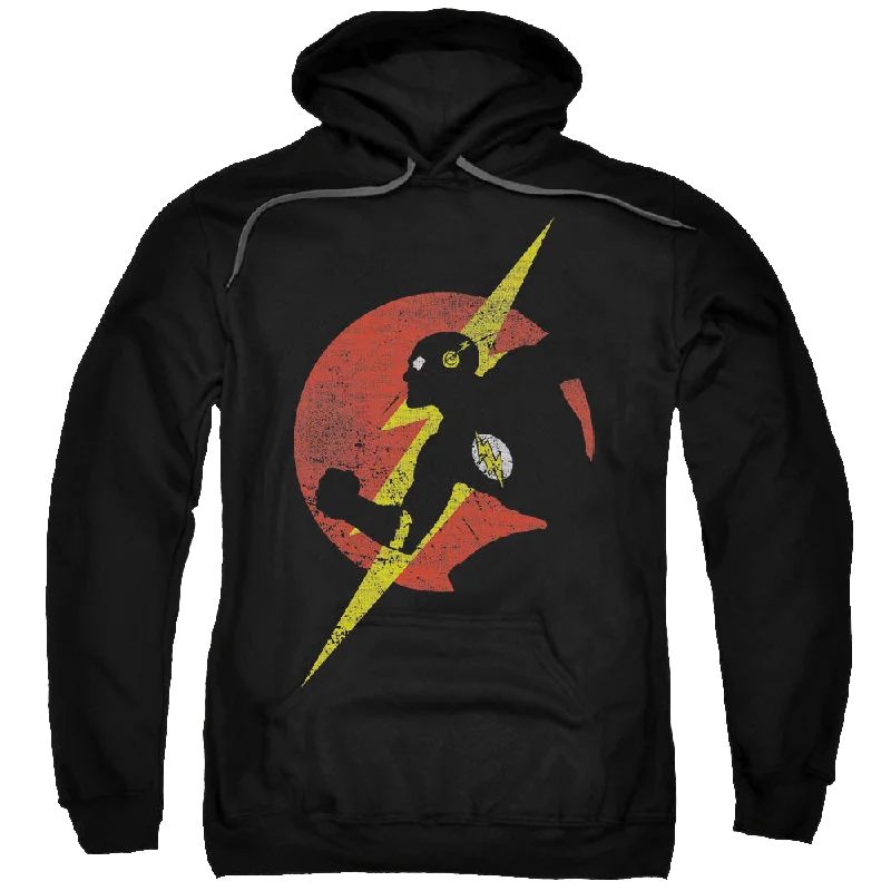 Flash, The Flash Symbol Knockout - Pullover Hoodie Chunky Knit Pullover