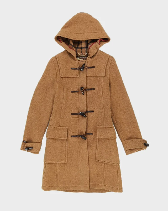 Beige Wool Duffel Coat - XXS Nylon Polyester Spandex