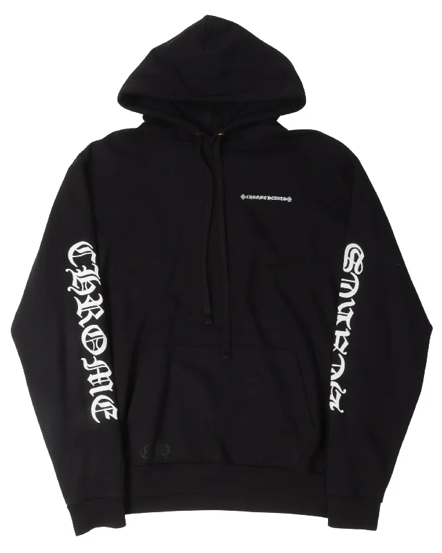 Spine Cross Hoodie Hoodie with Stripes Bold Sporty