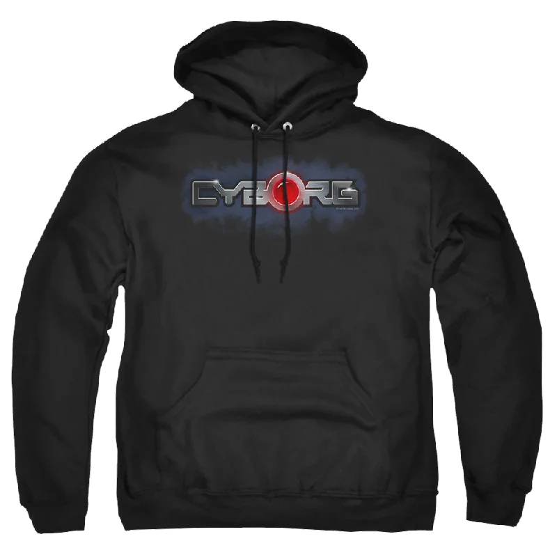 Justice League Cyborg Title Pullover Hoodie Sarouel Sleeve Pullover