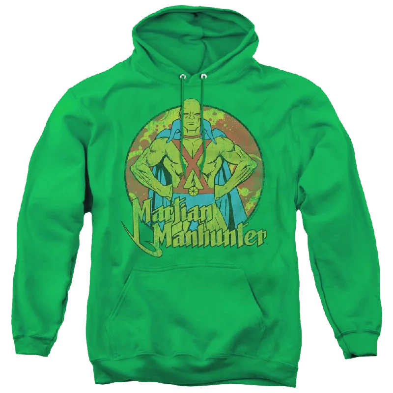 Martian Manhunter Martian Manhunter - Pullover Hoodie Lapel Neck Sweater