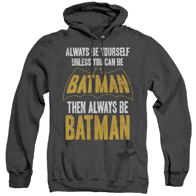 Dc Batman Be Batman - Heather Pullover Hoodie Thin Wool Pullover