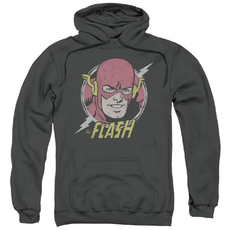 Flash, The Vintage Voltage - Pullover Hoodie Open Neck Pullover