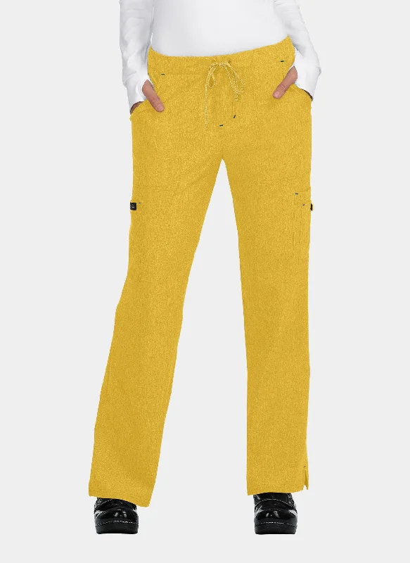 Koi Basics Holly Scrub Trousers - Heather Mango Trousers Chinos Classic