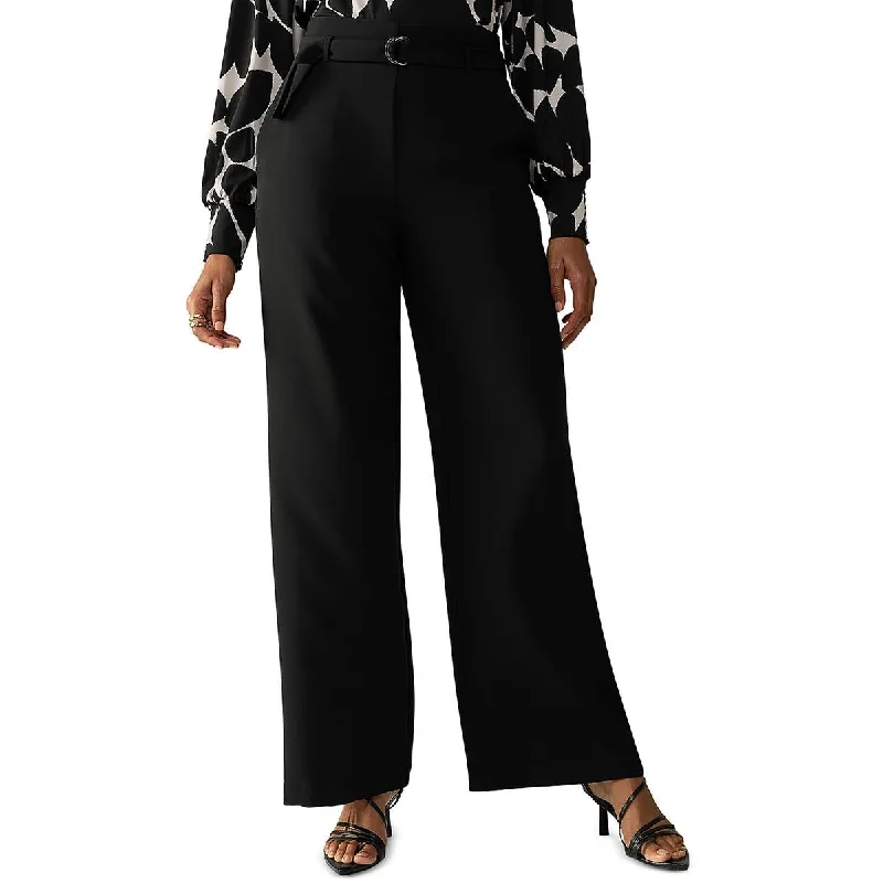 Sanctuary Womens Pleated High Waist Trouser Pants Trousers Elastic Waist Soft