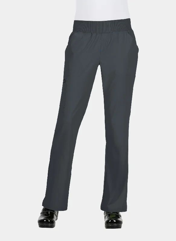 Koi Basics Laurie Scrub Trousers - Charcoal Trousers Evening Elegant