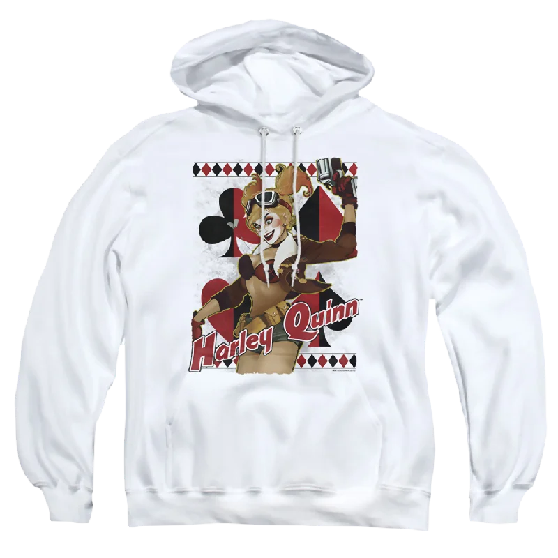 Justice League Harley Bombshetll Pullover Hoodie Over Sleeve Pullover