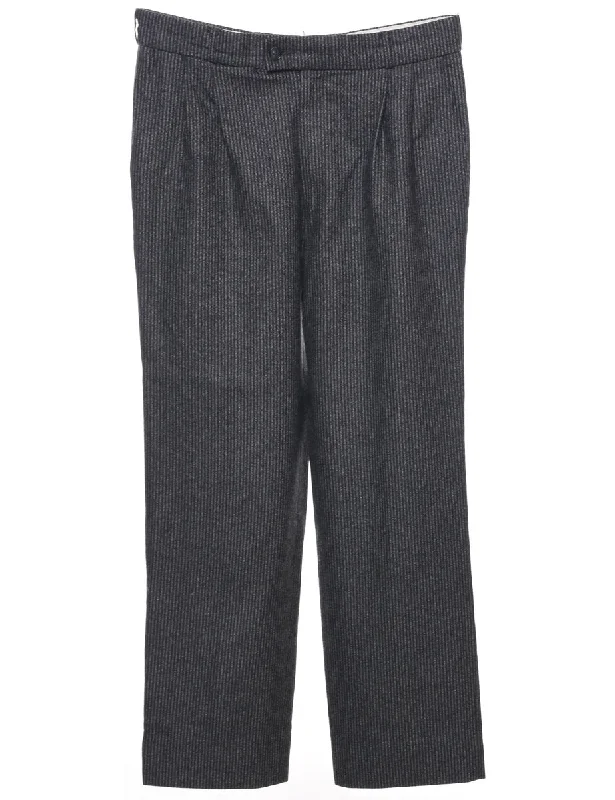 Striped Pattern Trousers - W31 L27 Trousers Favorite Customer