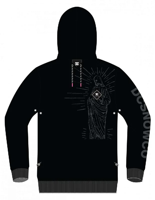 DC AW Snowstar Fleece Hoodie 2024 Hoodie Crop Top Short Trendy