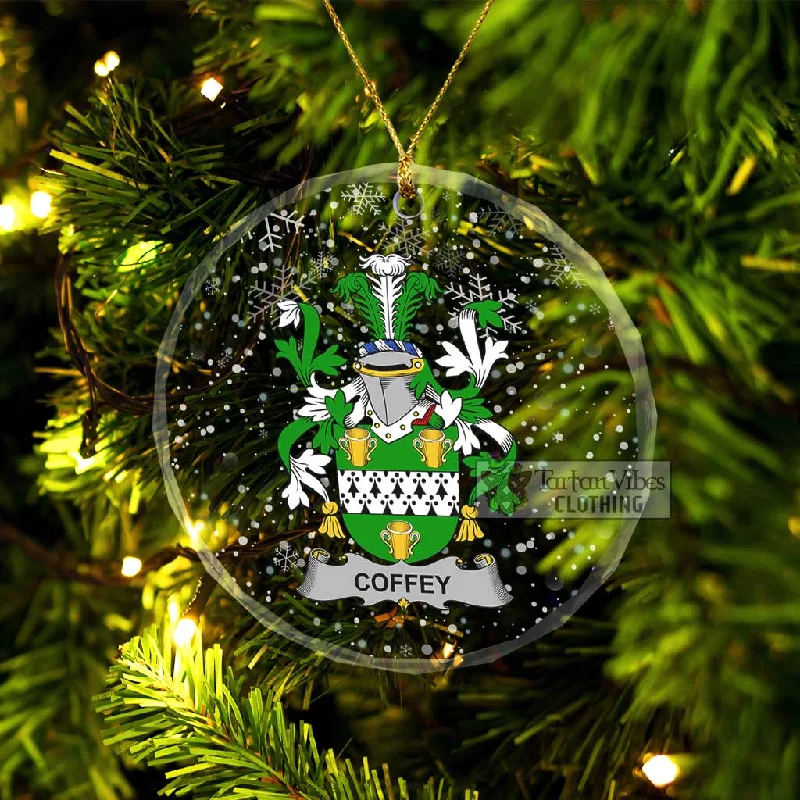 Coffey Irish Clan Christmas Glass Ornament with Coat of Arms Blazer Duffle Coat Pea Coat Coffey Irish Clan Christmas Glass Ornament with Coat of Arms Blazer Duffle Coat Pea Coat