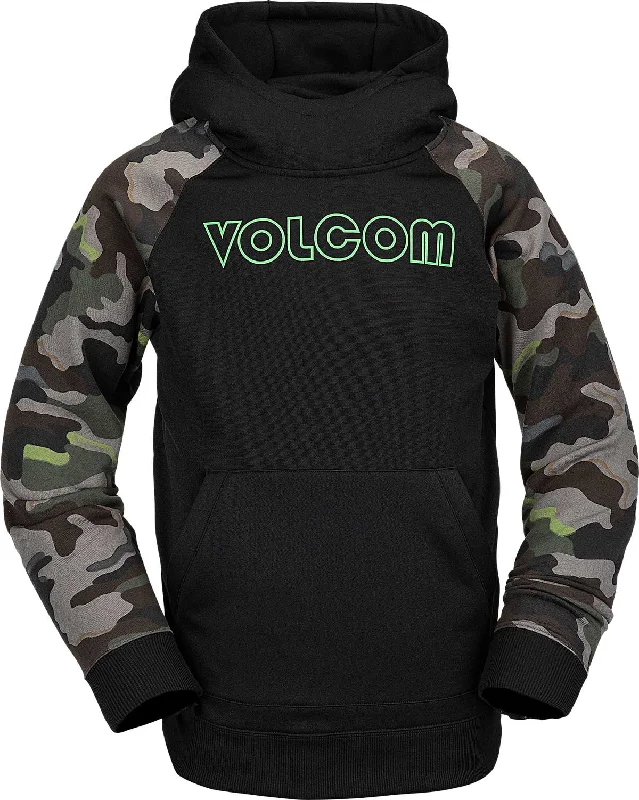 Volcom Juniors' Boy's Riding Fleece Pullover Hoodie 2021 Hoodie with Turtle Neck Cozy Winter Volcom Juniors' Boy's Riding Fleece Pullover Hoodie 2021 Hoodie with Turtle Neck Cozy Winter