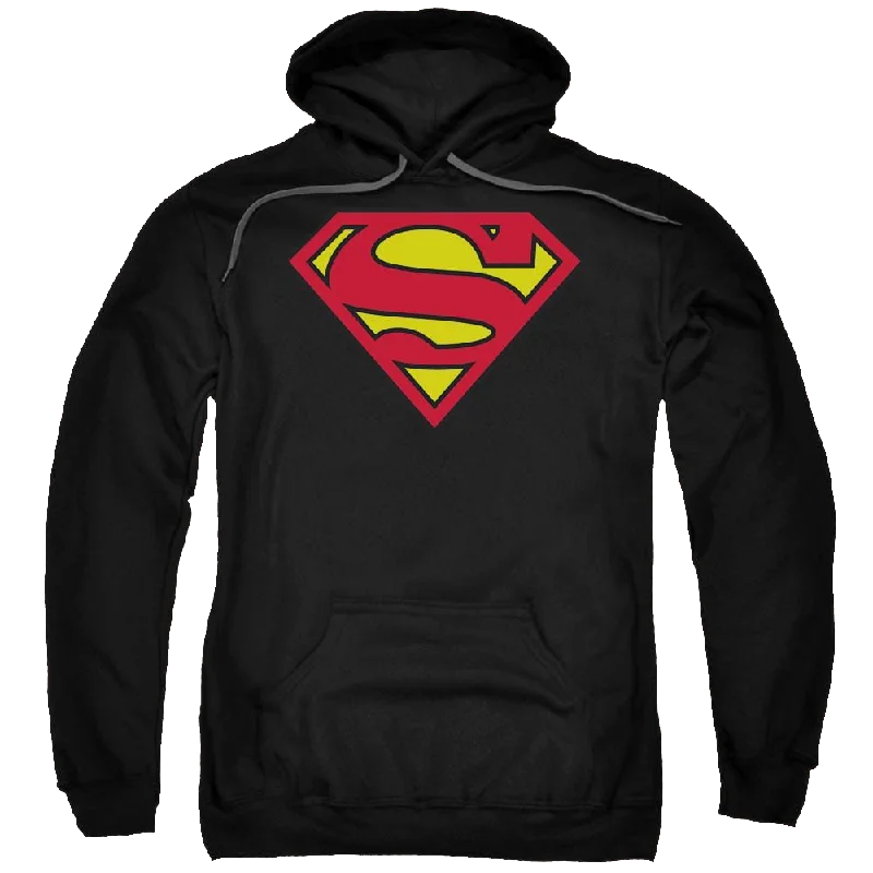 Superman Classic Logo - Pullover Hoodie Bolero Style Sweater
