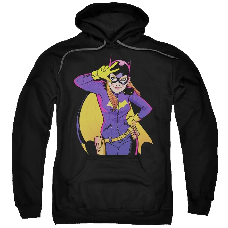 Batman Batgirl Moves - Pullover Hoodie Slim Sleeve Pullover