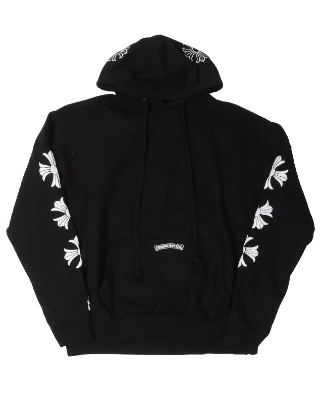Drake "Certified Chrome" Hoodie Hoodie with Mock Neck Collared Structured