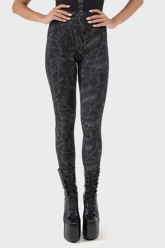 Raven Mistress Leggings Stylish Yoga Leggings