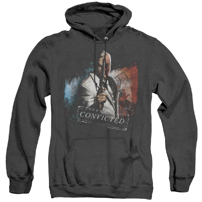 Batman Arkham City Two Face - Heather Pullover Hoodie Fleece Warm Pullover