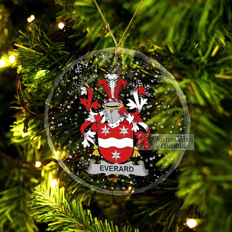 Everard Irish Clan Christmas Glass Ornament with Coat of Arms Stand-Up Roll-Neck Turtle Everard Irish Clan Christmas Glass Ornament with Coat of Arms Stand-Up Roll-Neck Turtle