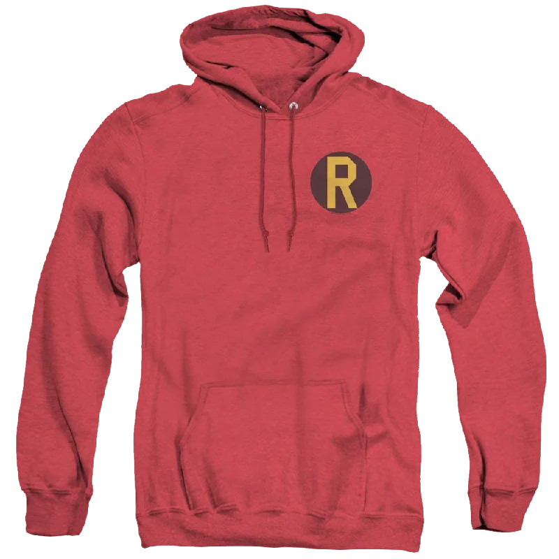 Robin Robin Logo - Heather Pullover Hoodie Honey Neck Pullover