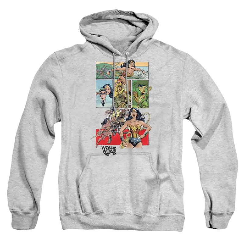 Wonder Woman Ww75 Comic Page - Pullover Hoodie Surplice Neck Pullover