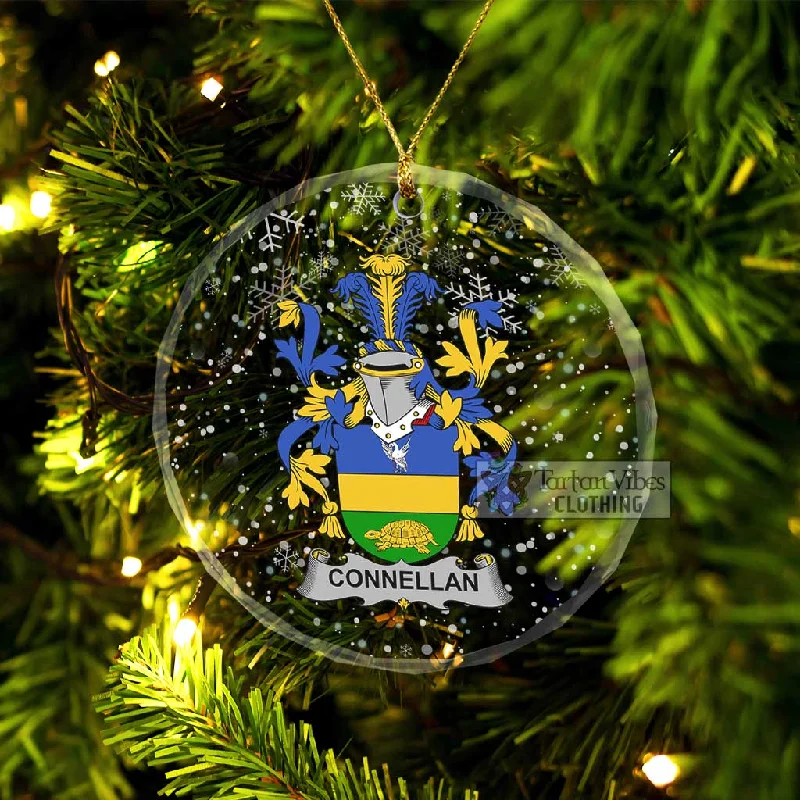Connellan Irish Clan Christmas Glass Ornament with Coat of Arms Trench Raincoat Windbreaker Connellan Irish Clan Christmas Glass Ornament with Coat of Arms Trench Raincoat Windbreaker