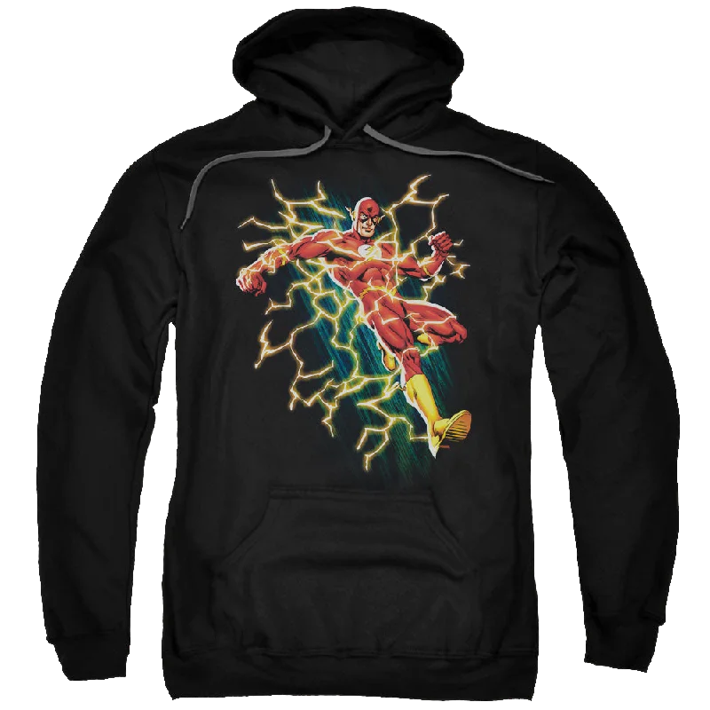 Flash, The Flash Symbol Knockout - Pullover Hoodie High Neck Pullover