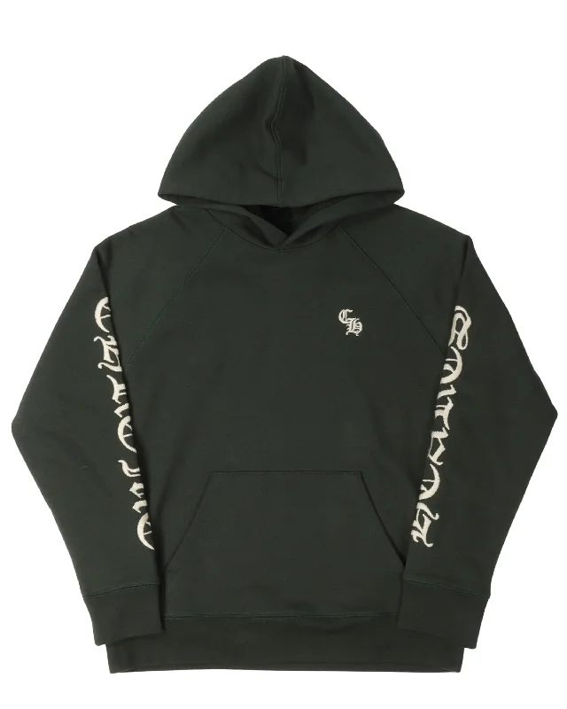 Embroidered CH Hoodie Hoodie with Mesh Breathable Sporty