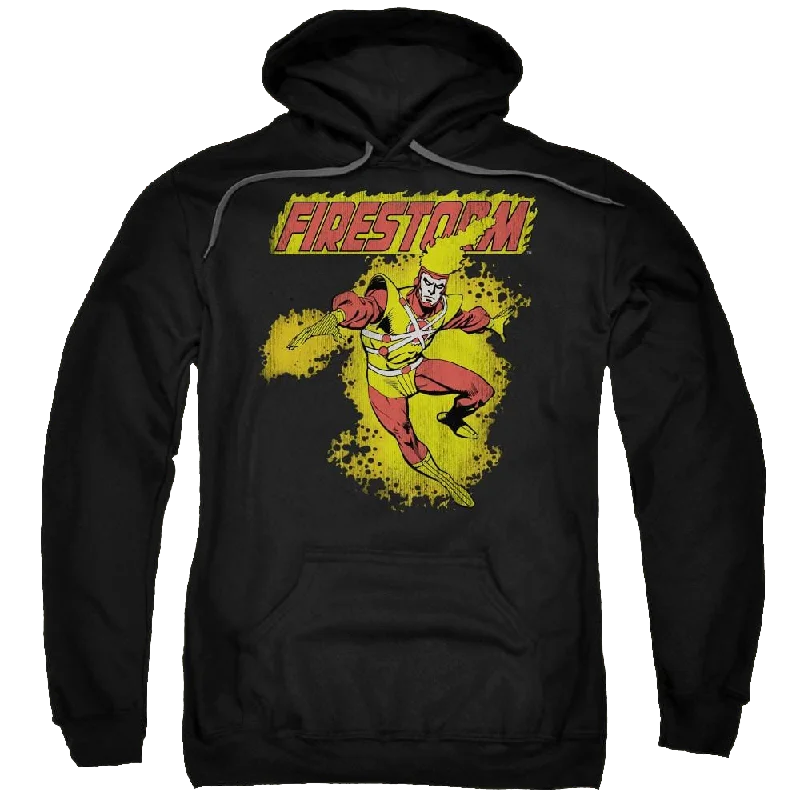 DC Comics Firestorm - Pullover Hoodie Open Neck Pullover