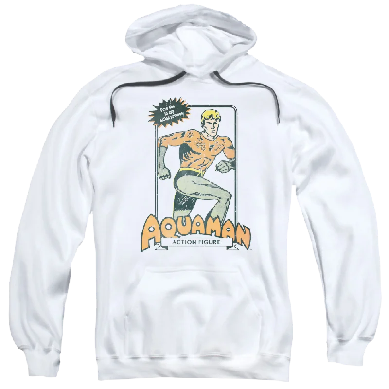 Aquaman Am Action Figure - Pullover Hoodie Notched Neck Pullover