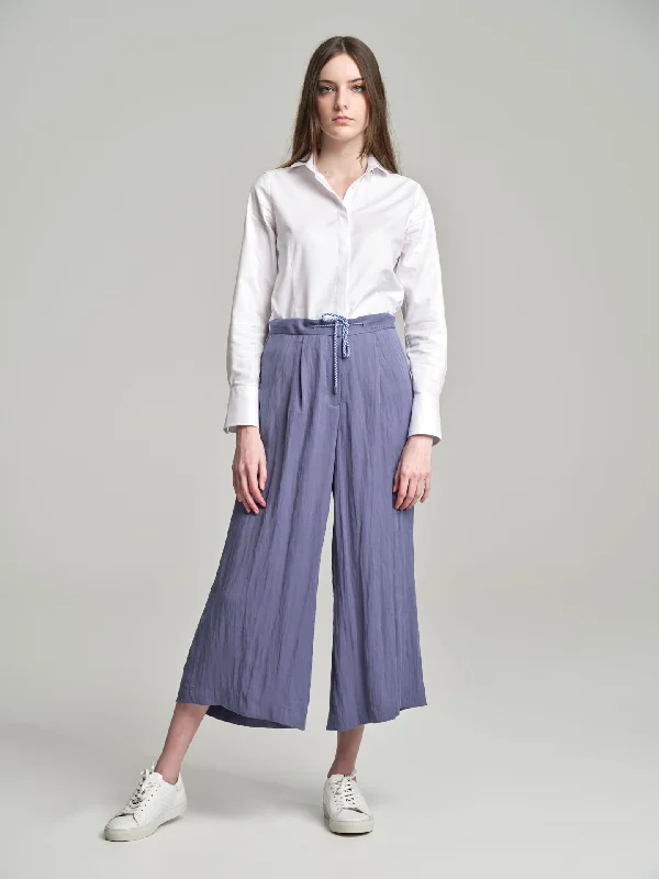 Culotte trousers with cord tie Trousers Wedding White