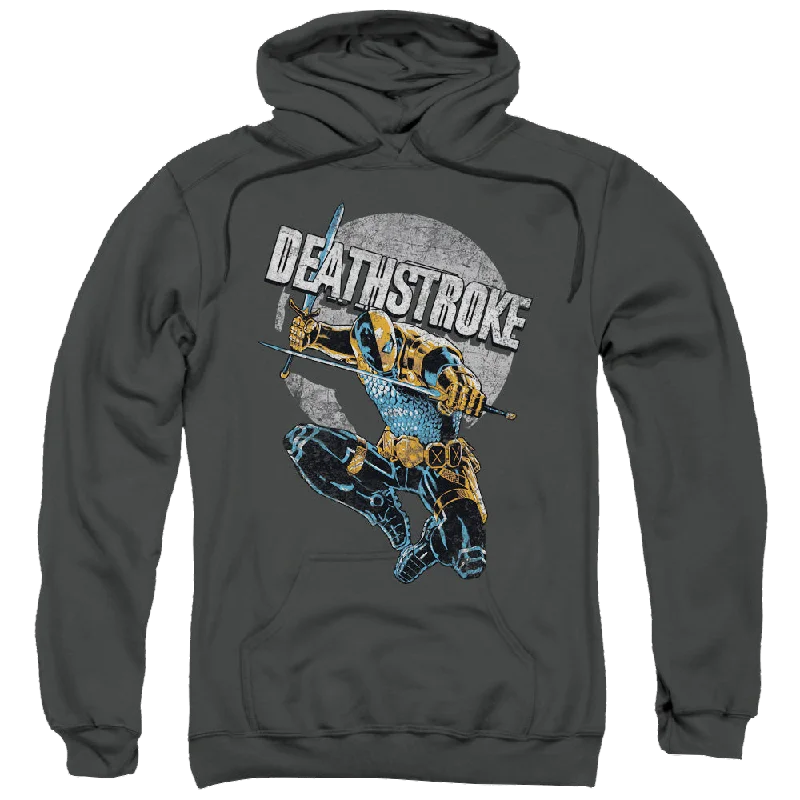 Deathstroke Deathstroke Retro - Pullover Hoodie Gathered Sleeve Pullover