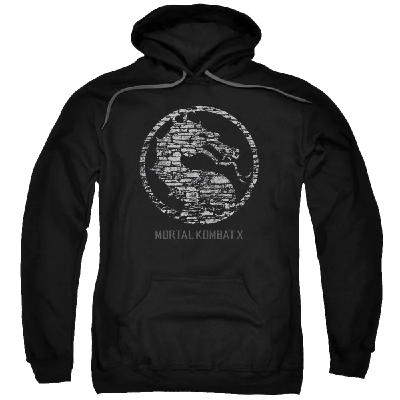 Mortal Kombat Stone Seal Pullover Hoodie Bolero Style Sweater