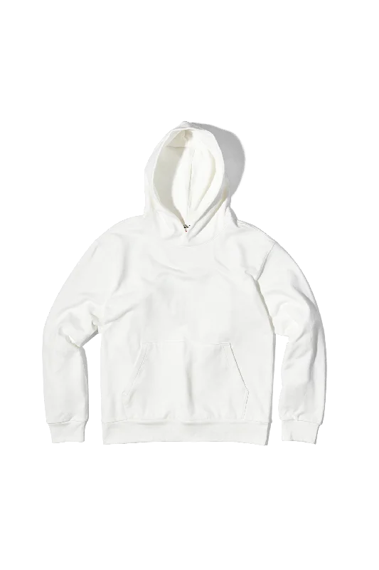 Ready to Dye Recess Terry Hoodie Hoodie with Hem Lace Feminine Delicate