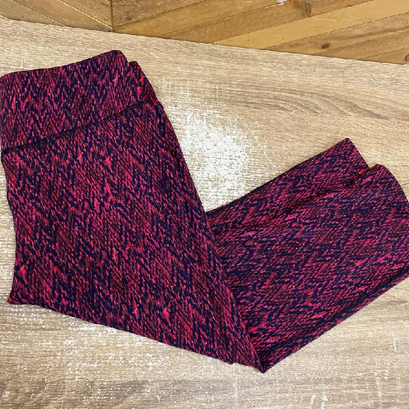 Eddie Bauer - Leggings -: Black and Pink-women-MD Comfortable Ribbed Waistband Leggings Eddie Bauer - Leggings -: Black and Pink-women-MD Comfortable Ribbed Waistband Leggings