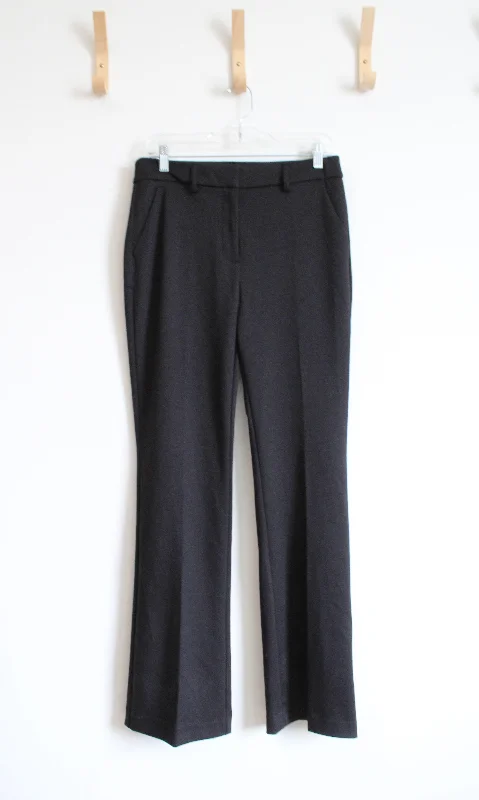 Simply Vera Wang Black Flare Trouser Pants | 8 Trousers Tapered Slim Fit