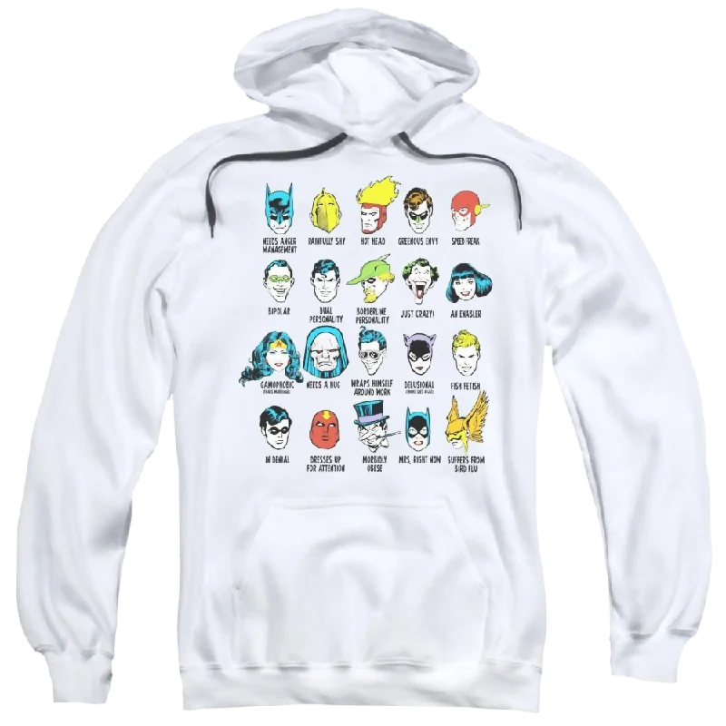 DC Comics Superhero Issues - Pullover Hoodie Keyhole Neck Pullover