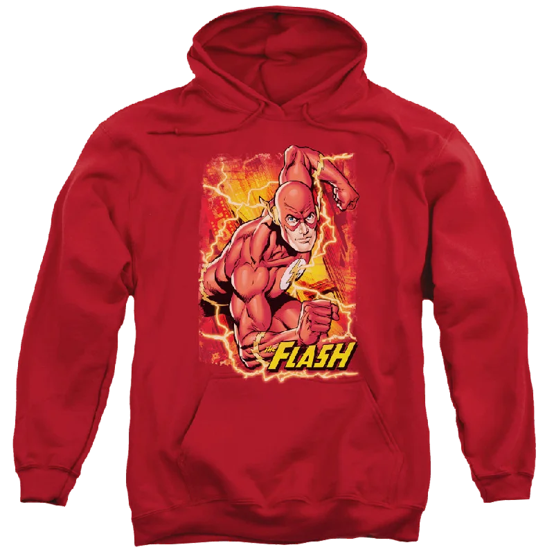 Flash, The Flash Lightning - Pullover Hoodie Boxy Neck Sweater