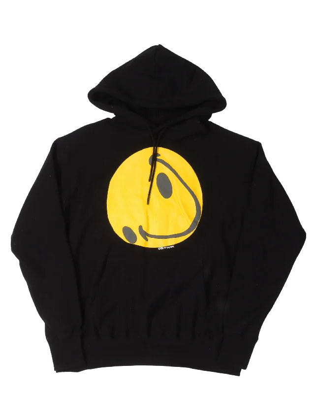 Destruction Hoodie Hoodie with Hem Raw Edge Edgy Unfinished