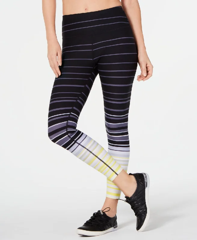 Calvin Klein Performance Women's High-Waist Slimming Athletic Leggings, XS Elegant Sheer Leggings